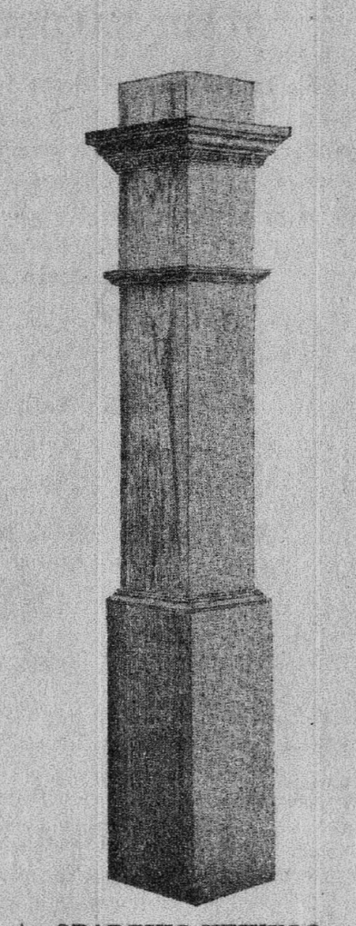 This the Newel Post that was included in the Sears Phoenix. This image is from a building materials catalog.